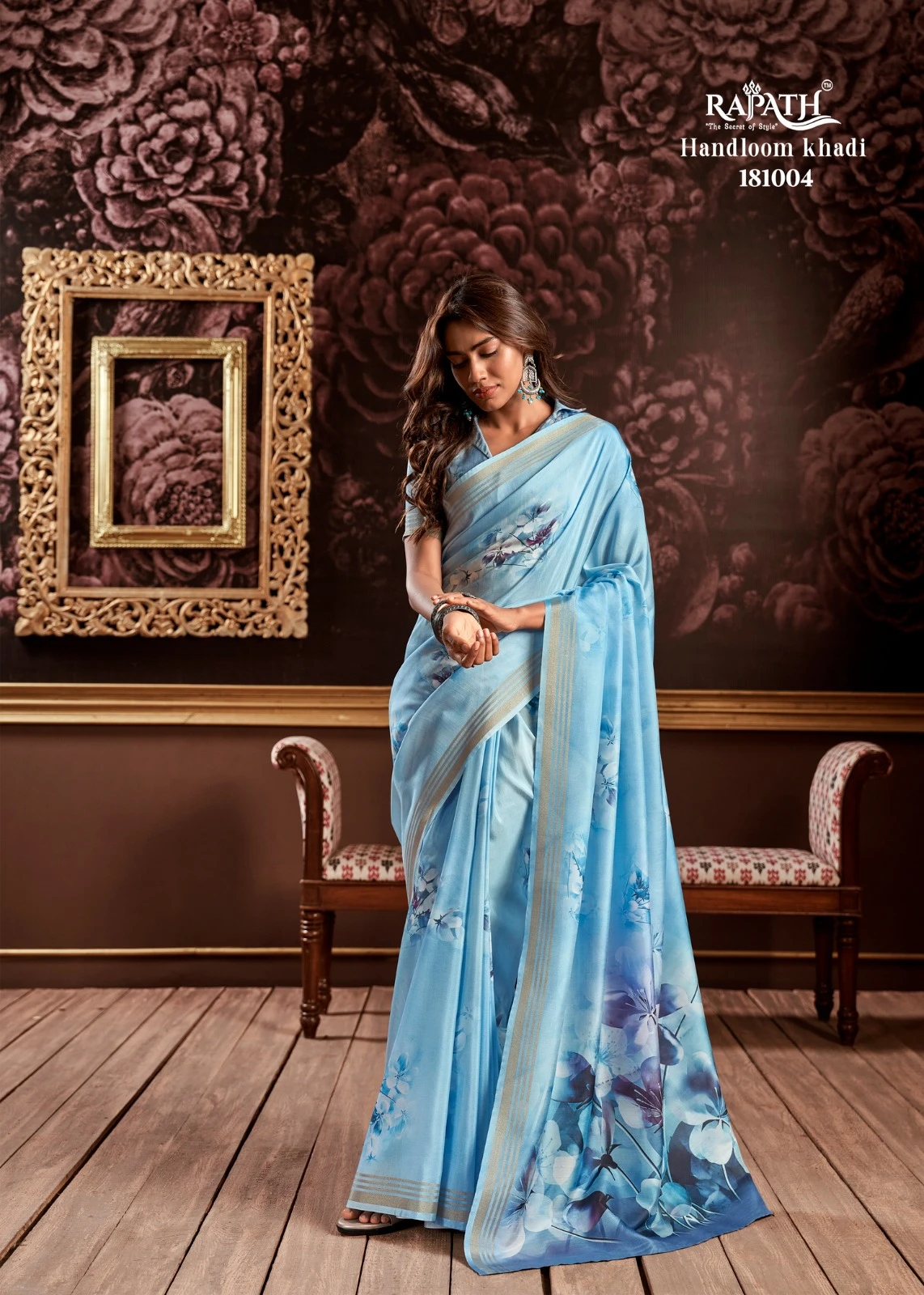 Rajpath Gangotri Pure Handloom Silk Wholesale Fancy Saree Catalog — Wholesale Sarees, MPA wholesale from Surat - Gallery Image 7